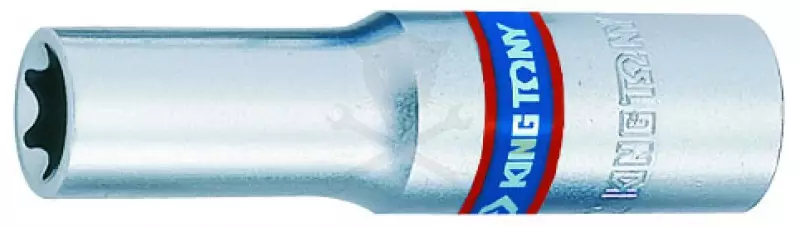 Dugókulcs - crowafej 3/8" belső torx hosszított E08 KingTony