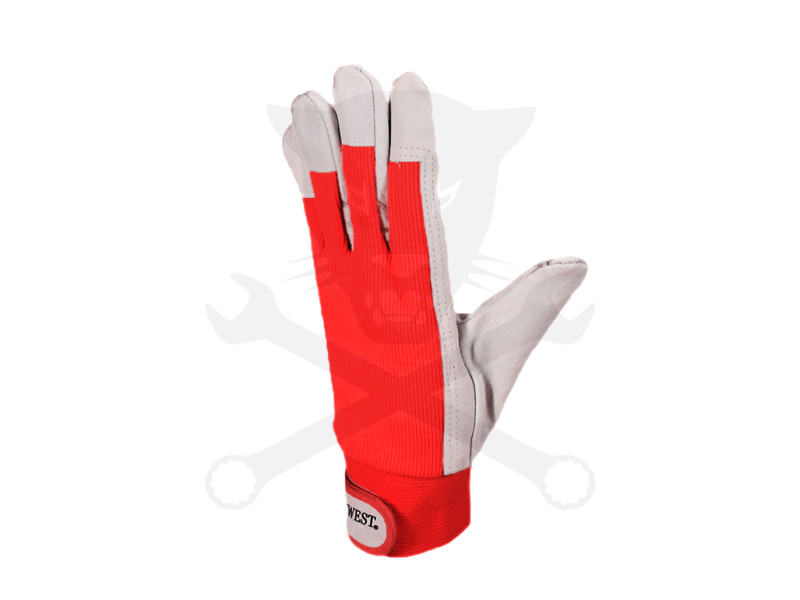 Kesztyű Premium sertésbőr Work 10-es XL Piros ( PTPWT-XL )