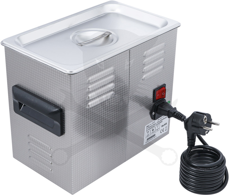 Ultrahangos tisztító berendezés 3,2 liter 120W + fűtés 100W - BGS