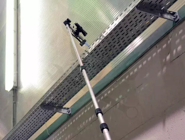 Csővizsgáló kamerához teleszkópos hosszabbító rúd 1,2 - 5 méteres