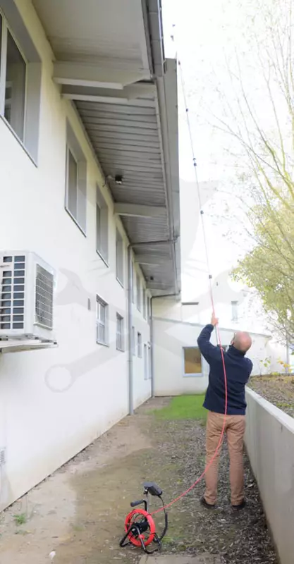 Csővizsgáló kamerához teleszkópos hosszabbító rúd 1,2 - 5 méteres