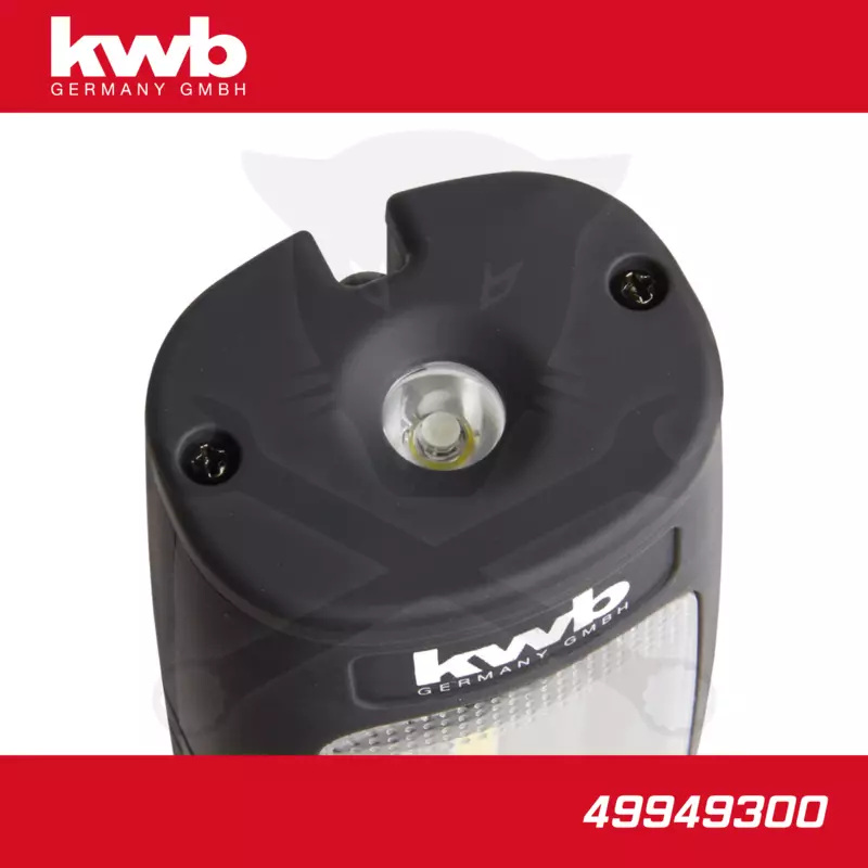 Szerelőlámpa LED 01 COB + 1 ledes dönthető akkus 422 lm - KWB