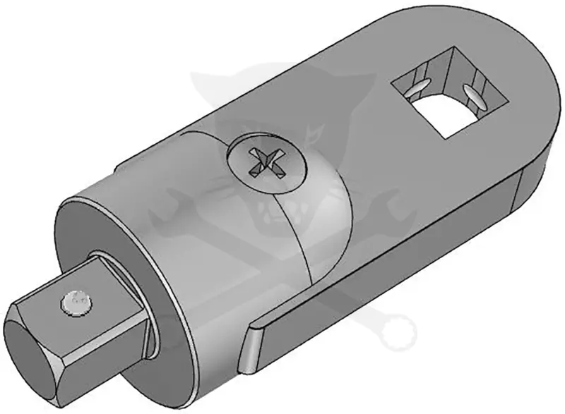 Nyomatékkulcs speciális 1/2"-os adapter csuklós CrowFoot