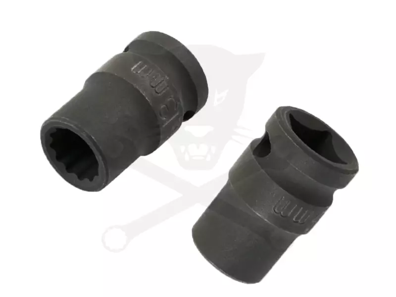 Légkulcsfej 1/2" 13 mm rövid 12 lapú 38 mm -SAF tengelyekhez