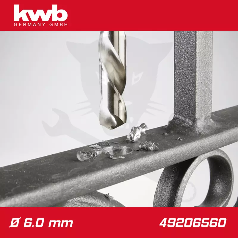 Csigafúró  6,0 mm HSS-G DIN 338 Silver Star, profi - KWB