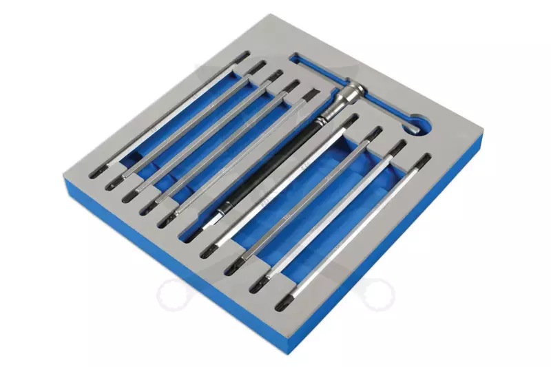T-alakú csavarhúzó 12 db-os készlet, Torx, Imbusz, PH, PZ -AT18 -