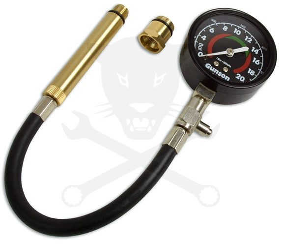 Kompressziómérő benzines HOSSZÚ MENETES ADAPTER + flexi szár