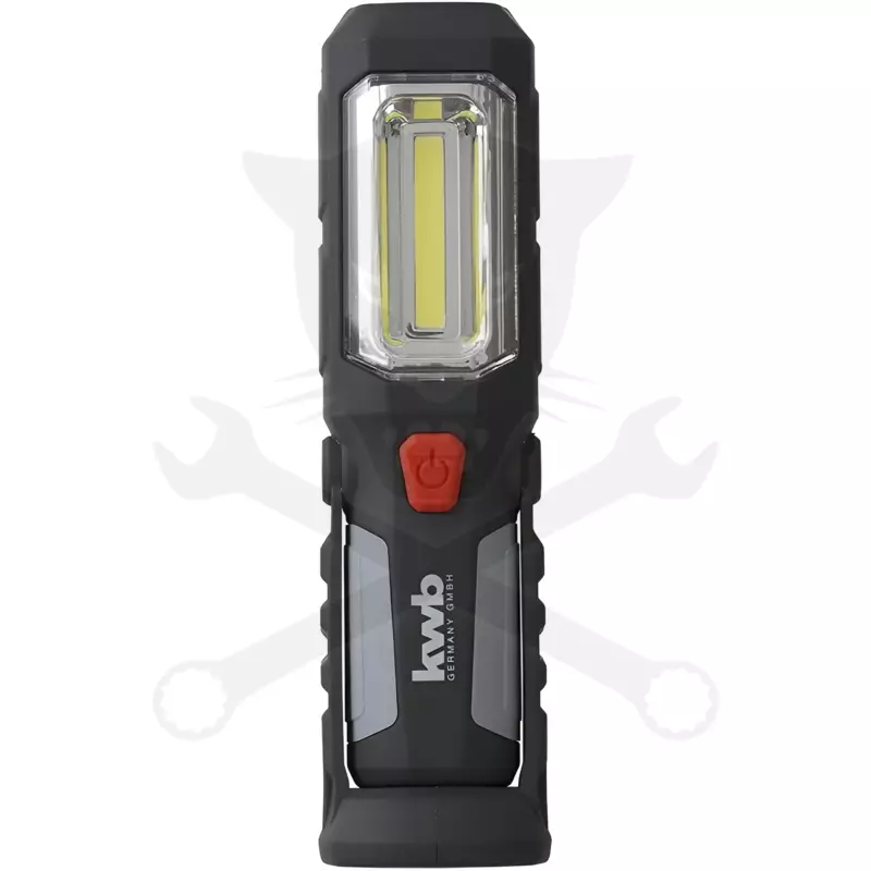 Szerelőlámpa LED 01 COB + 1 ledes dönthető akkus - KWB