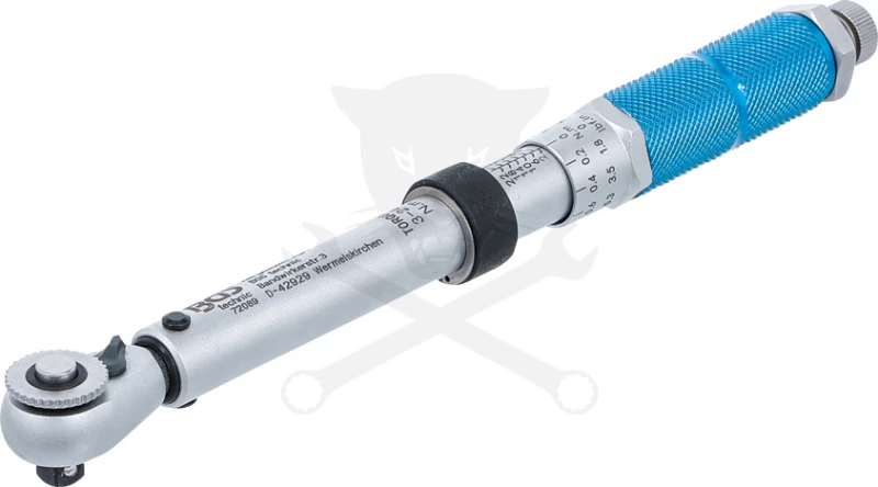 Nyomatékkulcs 6.3 mm 1/4" 3-24 Nm - BGS