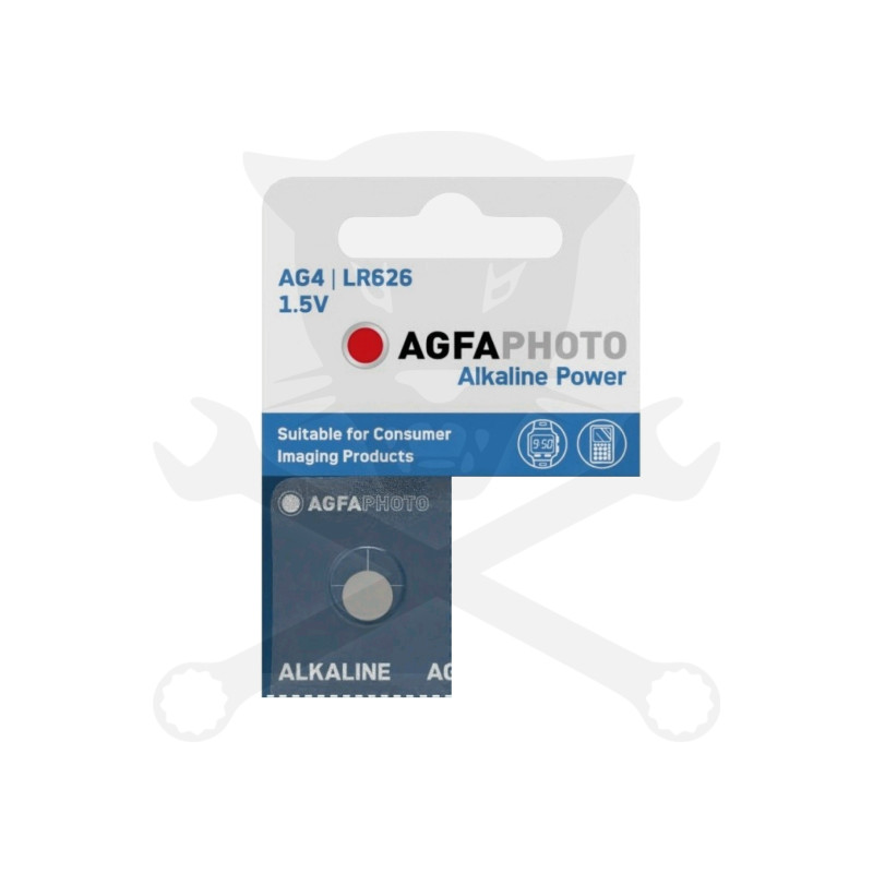 Elem 1.5V - LR626 / AG4 gombelem - AgfaPhoto (AGFA-AG4-A)