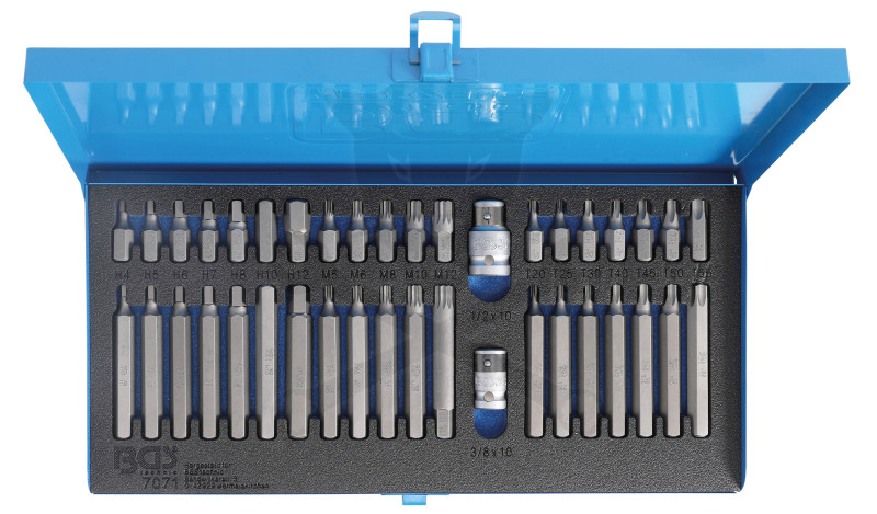 Torx-imb.- spline bit készlet 40 db BGS