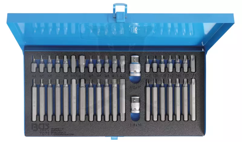 Torx-imb.- spline bit készlet 40 db BGS