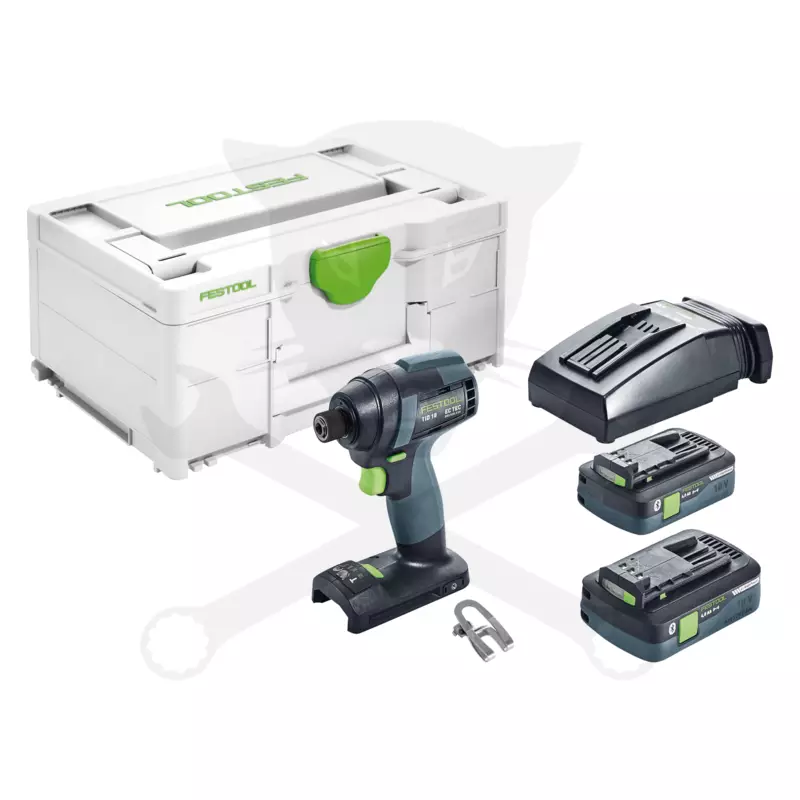 Ütvefúró-csavarbehajtó, akkus 18V 2db 4Ah TID 18 HPC 4,0 I-Plus -Festool
