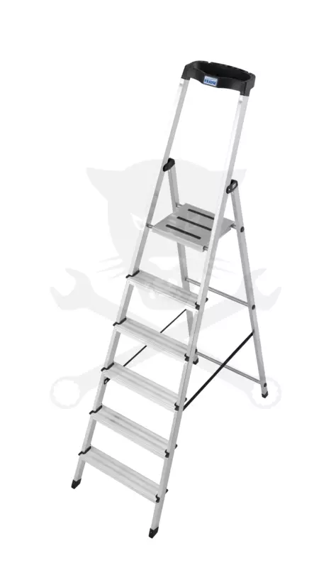 Létra ALU lépcsőfokos álló 1x 6 fokos - Krause Monto SAFETY