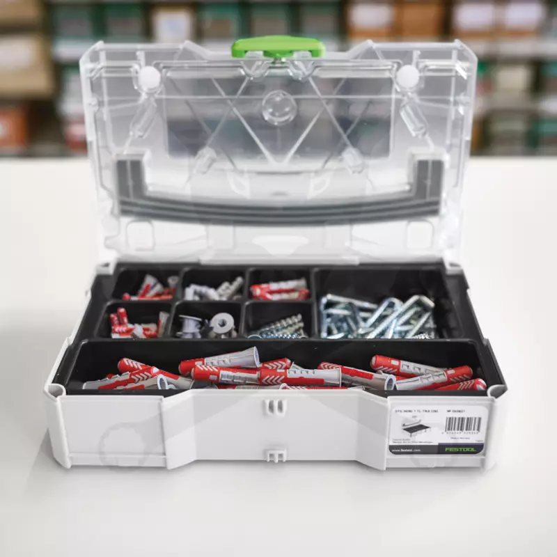 Systainer - Szerszámtartó üres koffer átlát. T-LOC SYS-MINI 1 TL TRA UNI
