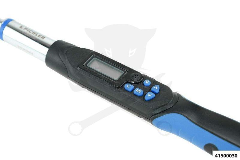 Nyomatékkulcs, digitális + szögelfordulás mérő  1.5-30 Nm 1/4" PICHLER