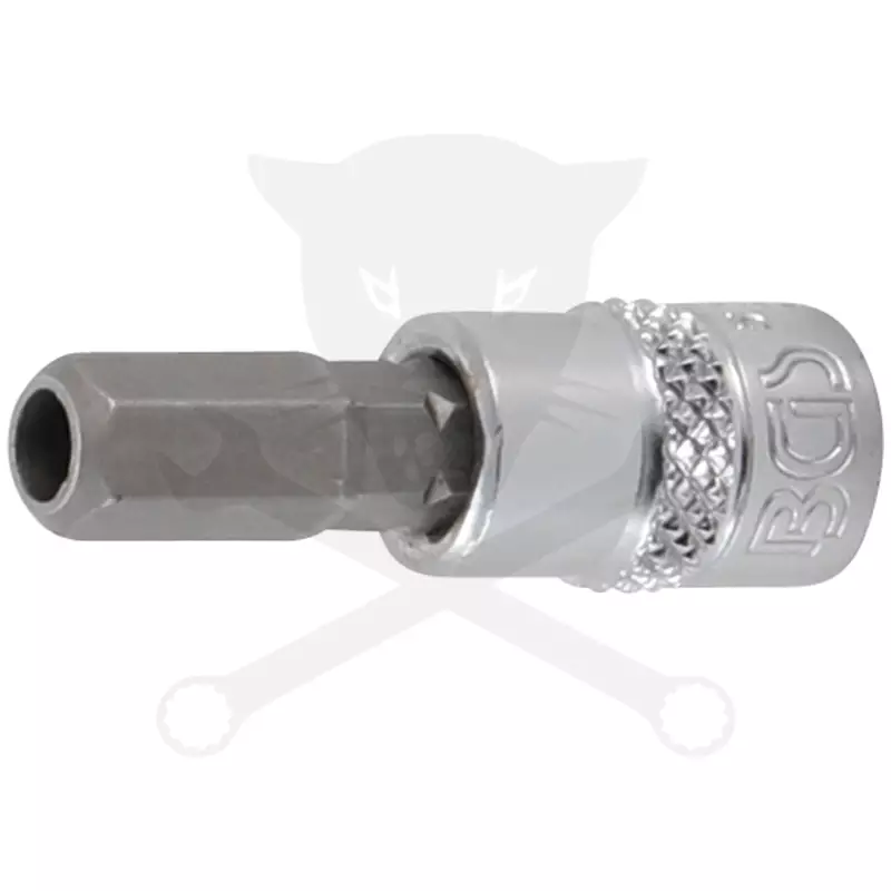 Rátűzőkulcs - crowa+bit 1/4" lyukas imbusz 7 mm - BGS