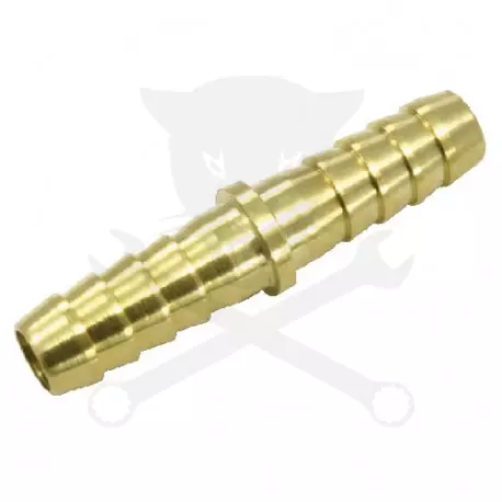 Levegős csatlakozó - tömlőtoldó 6 mm - 6 mm /1/4"/ - RÉZ