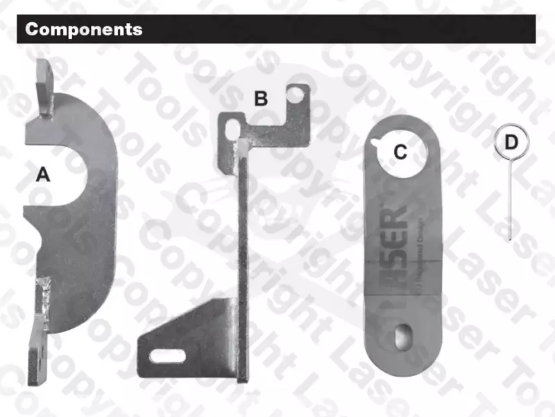 Vezérlésrögzítő készlet Mercedes Benz, Renault 1.3 L - Laser Tools