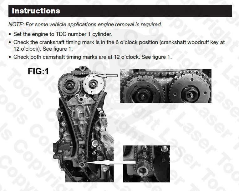 Vezérlésrögzítő készlet Mercedes Benz, Renault 1.3 L - Laser Tools