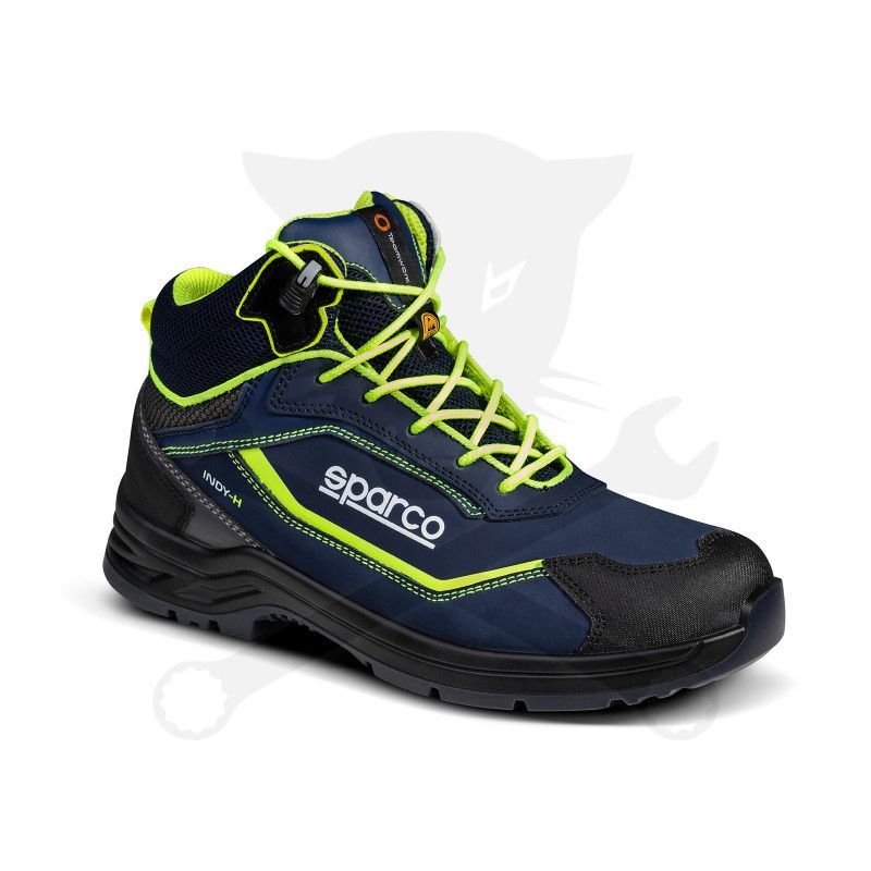 Munkavédelmi bakancs SPARCO - Indy-H Richmond S3S ESD kék-fluo 37-es