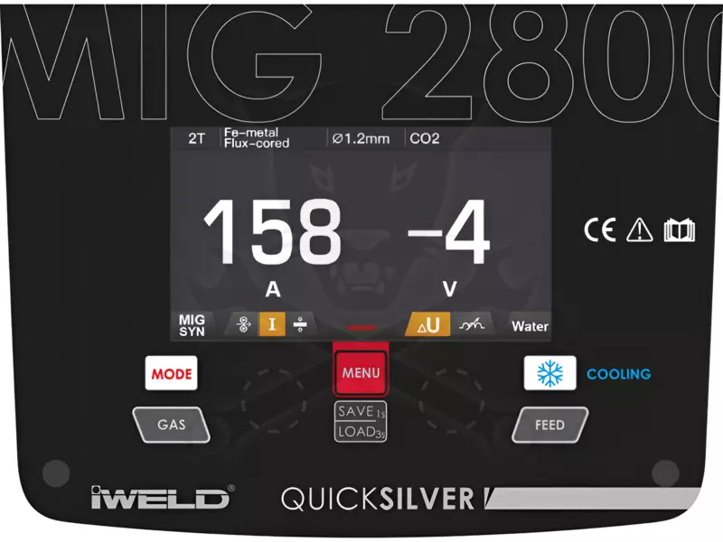 Hegesztő inverter Gorilla PocketMIG 2800 Double Pulse