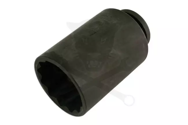 Féltengely anya dugókulcs 1/2" 46-os 12 lapú hosszú 100 mm kisteher