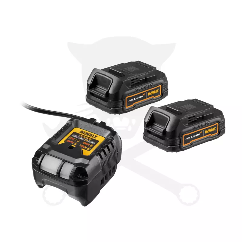 Ütvecsavarozó, akkus 18V   90 Nm 2db 1.7Ah McLaren - DeWalt