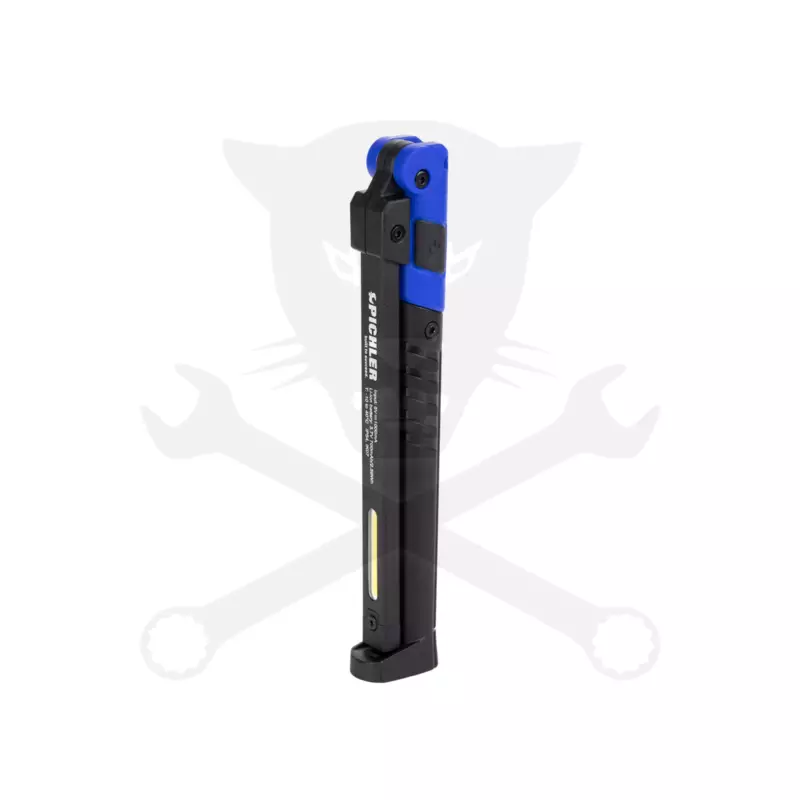 Szerelőlámpa LED COB ledes 7 mm vékony 3 funkciós akkus USB + mágnes