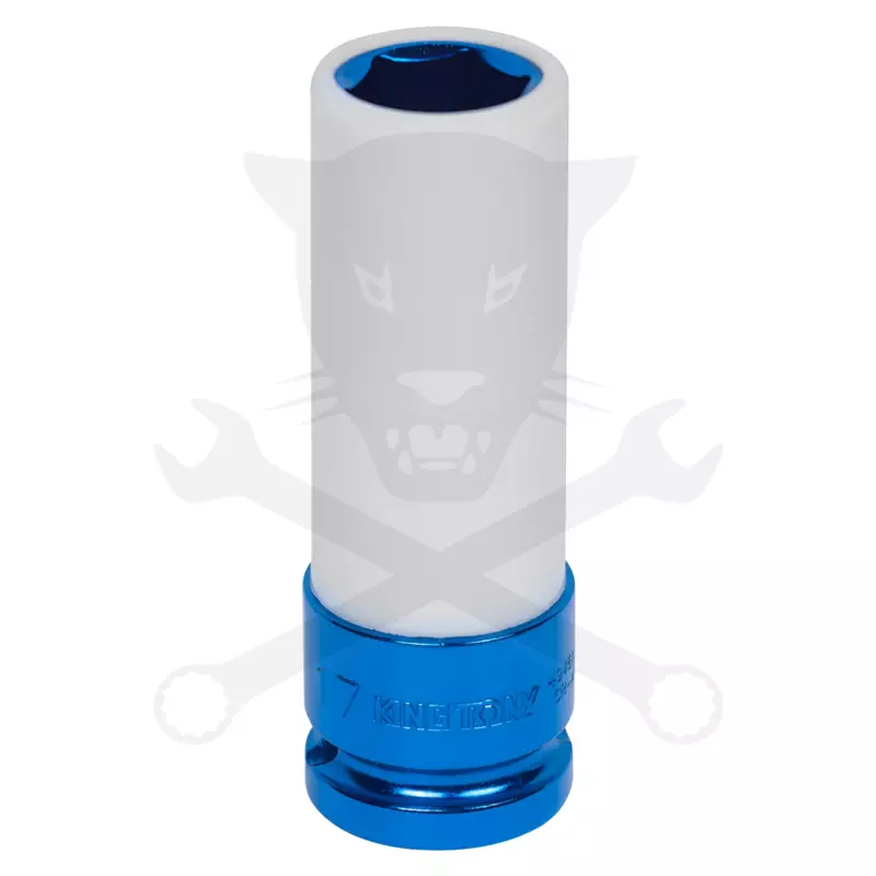 Dugókulcs gépi, 1/2" 6 lap vékonyfalú - alu felnire 17 mm