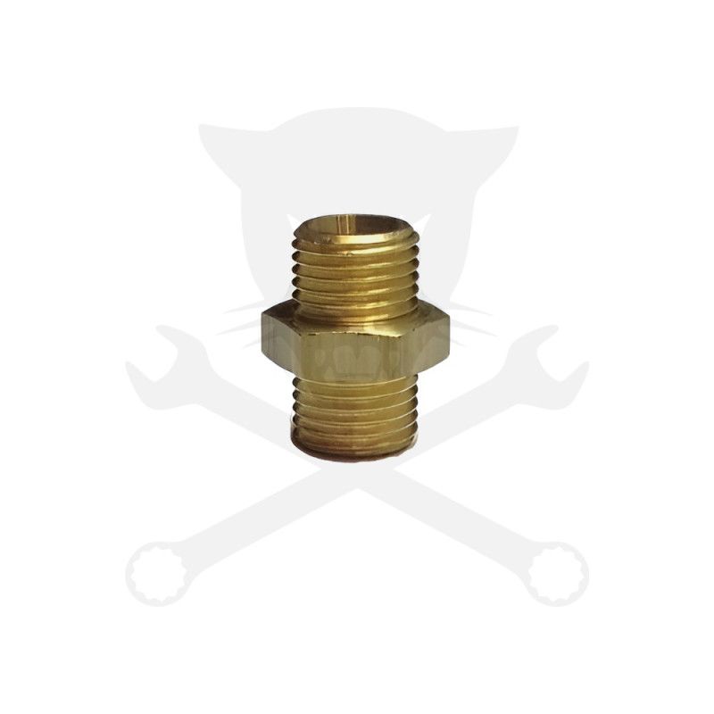 Homokfúvó géphez CLEMCO spec. közcsavar ikertömlőhöz 1/4"-1/4"