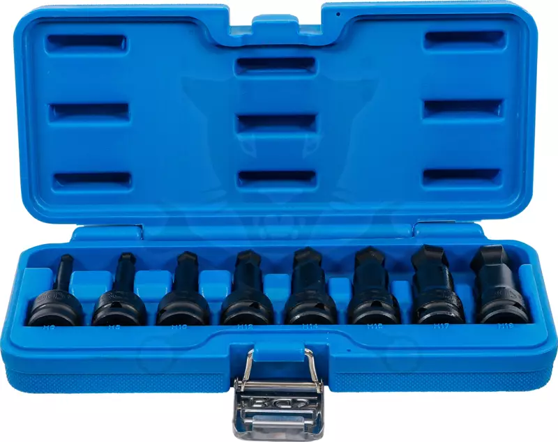 Dugókulcs készlet 1/2"  6 szögű gömbfejű 6-19 mm - BGS
