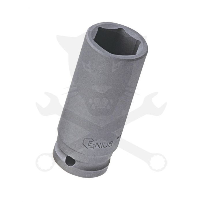 Légkulcsfej 1/2" 6 l.h. 18-as - Cr-Mo - Genius