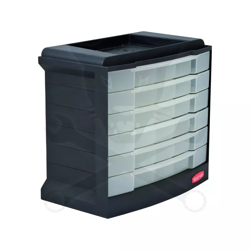 Szortimenter tárolódoboz 290x170x270 mm 6 fiókos - Curver