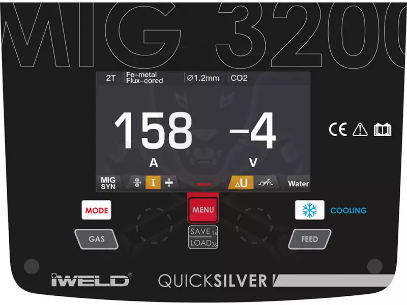 Hegesztő inverter Gorilla PocketMIG 3200 Double Pulse