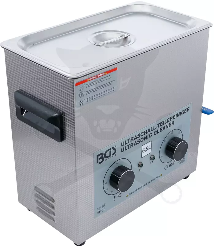 Ultrahangos tisztító berendezés  6,5 liter 180W + fűtés 300W