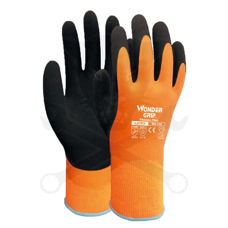 Kesztyű - szerelőkesztyű - TÉLI Latex - vízálló - TouchScreen 8/M