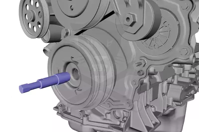 Szíjtárcsa rezgéscsillapító lehúzó - Ford 2.0 Liter EcoBlue - Laser