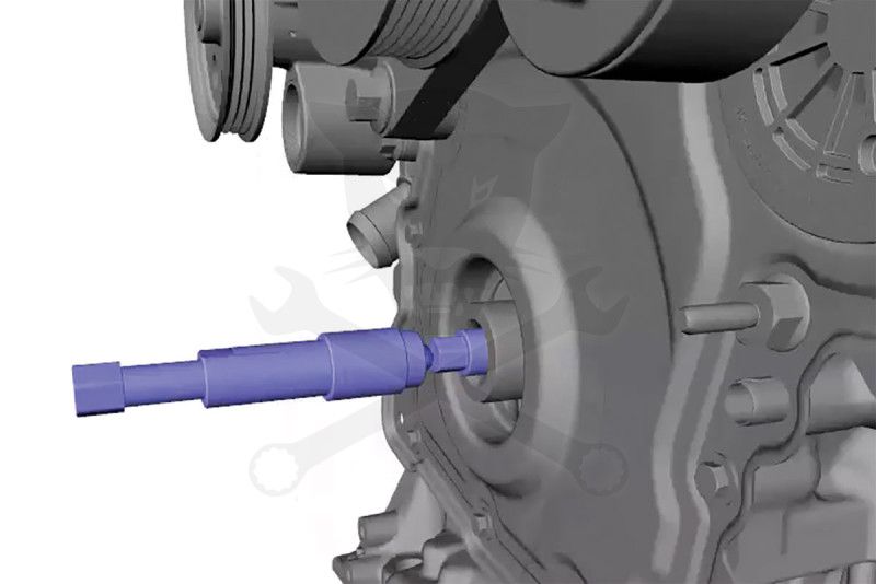 Szíjtárcsa rezgéscsillapító lehúzó - Ford 2.0 Liter EcoBlue - Laser