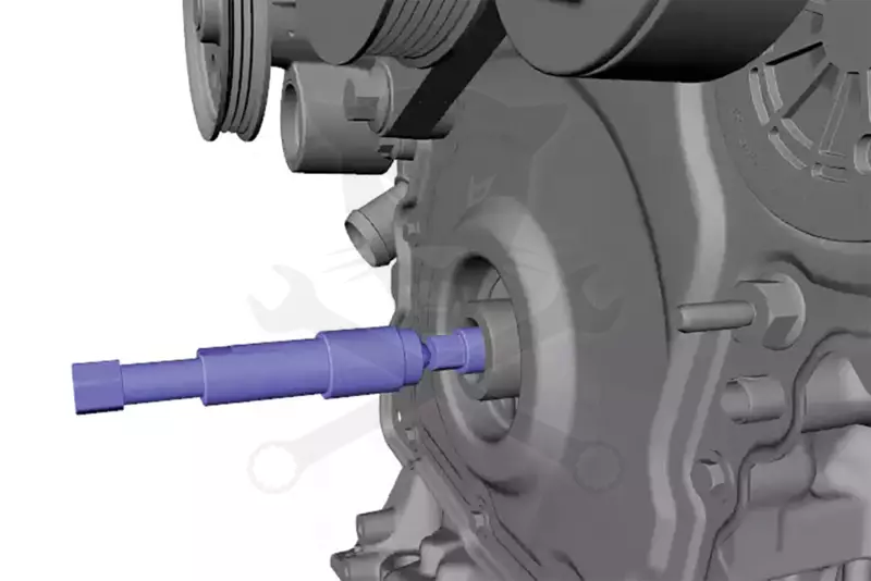 Szíjtárcsa rezgéscsillapító lehúzó - Ford 2.0 Liter EcoBlue - Laser