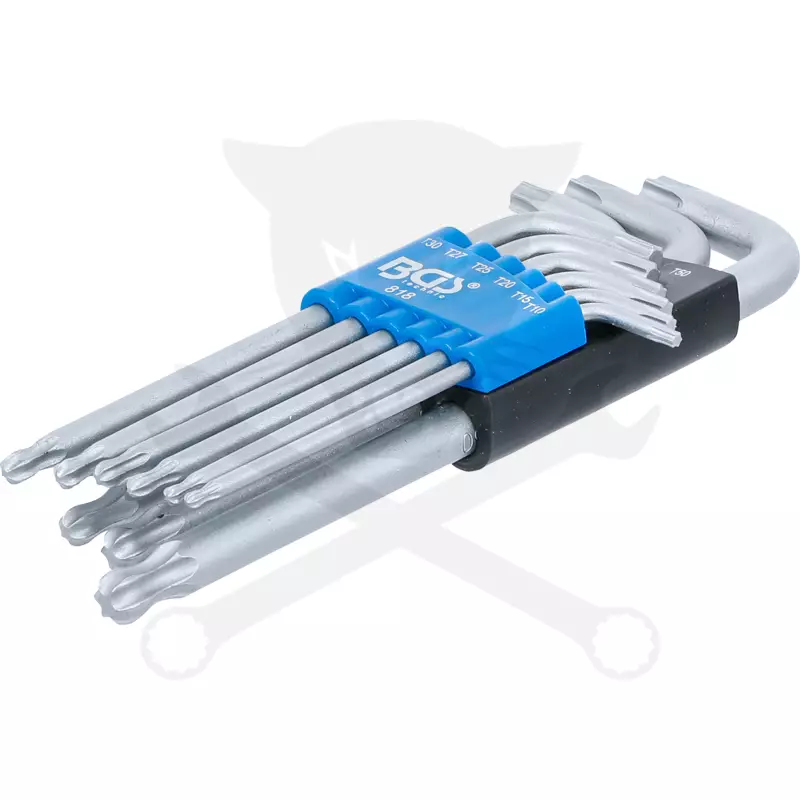 Torxkulcs készlet gömbfejű T10 - T50 - 9 db-os - BGS