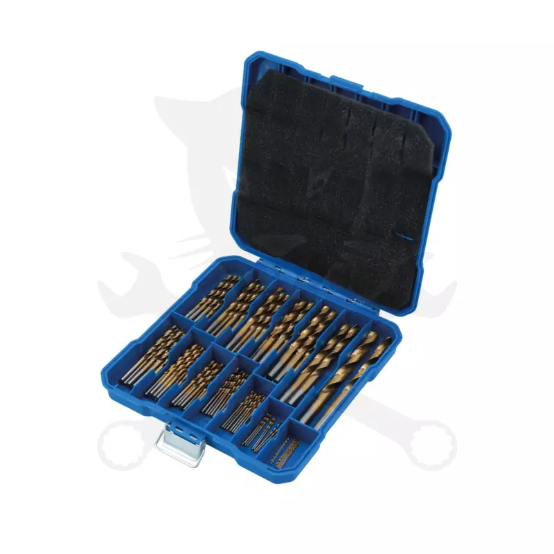 Csigafúró készlet HSS TiN Titán bevonatú 99 db-os 1.0-10.0 mm - LASER