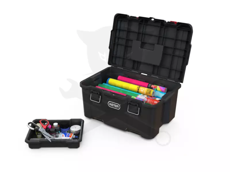 Szerszámos láda, gurulós - 150 L tárolórendszer Stack'N'Roll - KETER