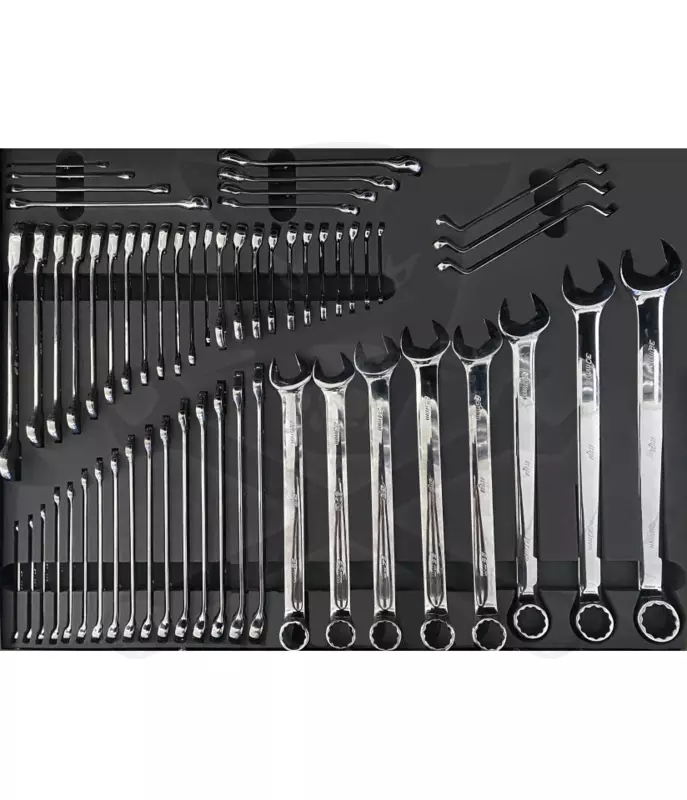 Csillag-Villás készlet 58 db-os szerszámos kocsiba QUAD DRIVE - SP Tools