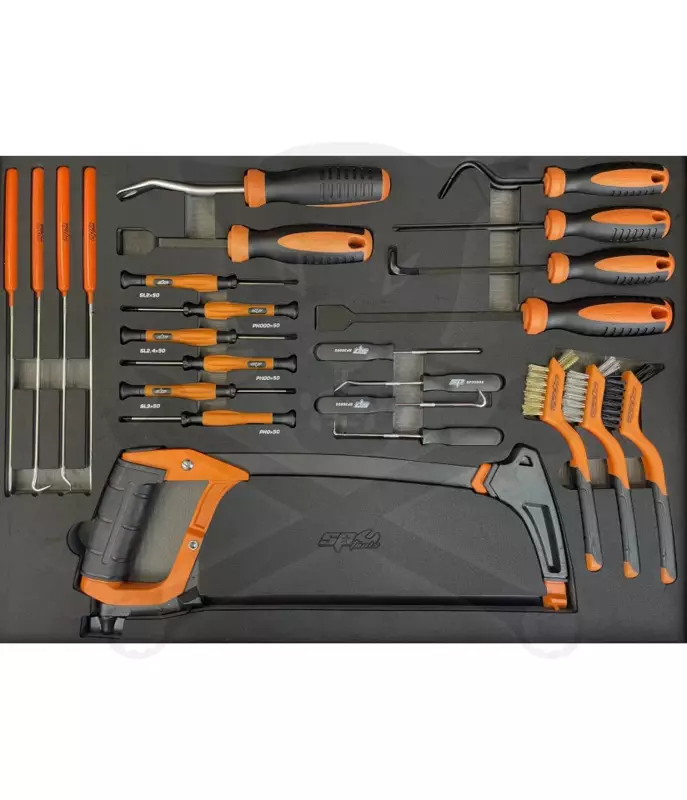 Szerszámkészlet, tálcás 24 db-os - SP Tools