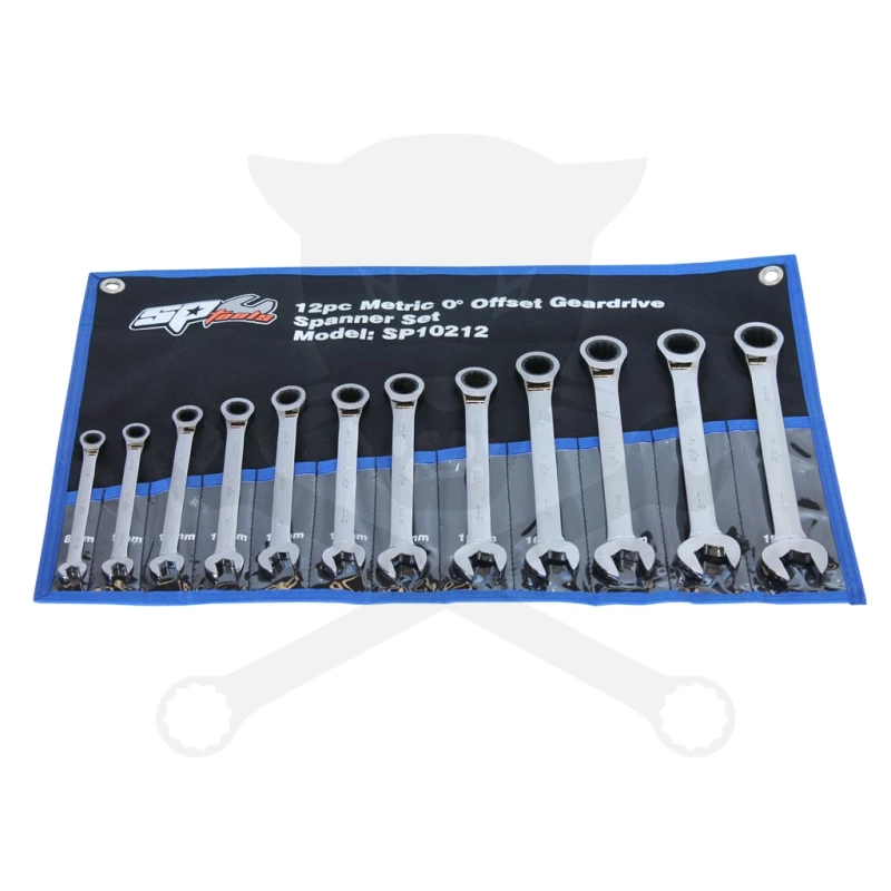 Csillag-villáskulcs készlet 12 db-os 8 - 19 mm - QUAD DRTIVE - SP Tools