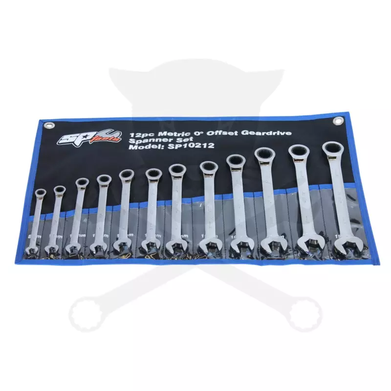 Csillag-villáskulcs készlet 12 db-os 8 - 19 mm - QUAD DRTIVE - SP Tools