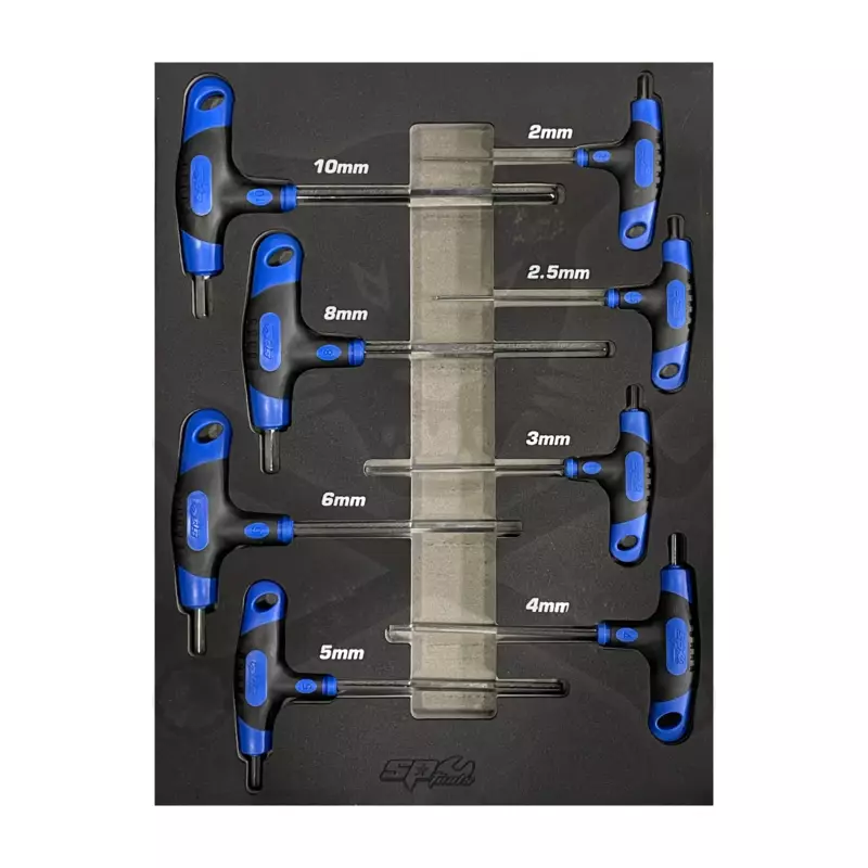 Szerszámos kocsi gyári-felszerelt 411 db-os 13 fiók TECH S. - SP Tools