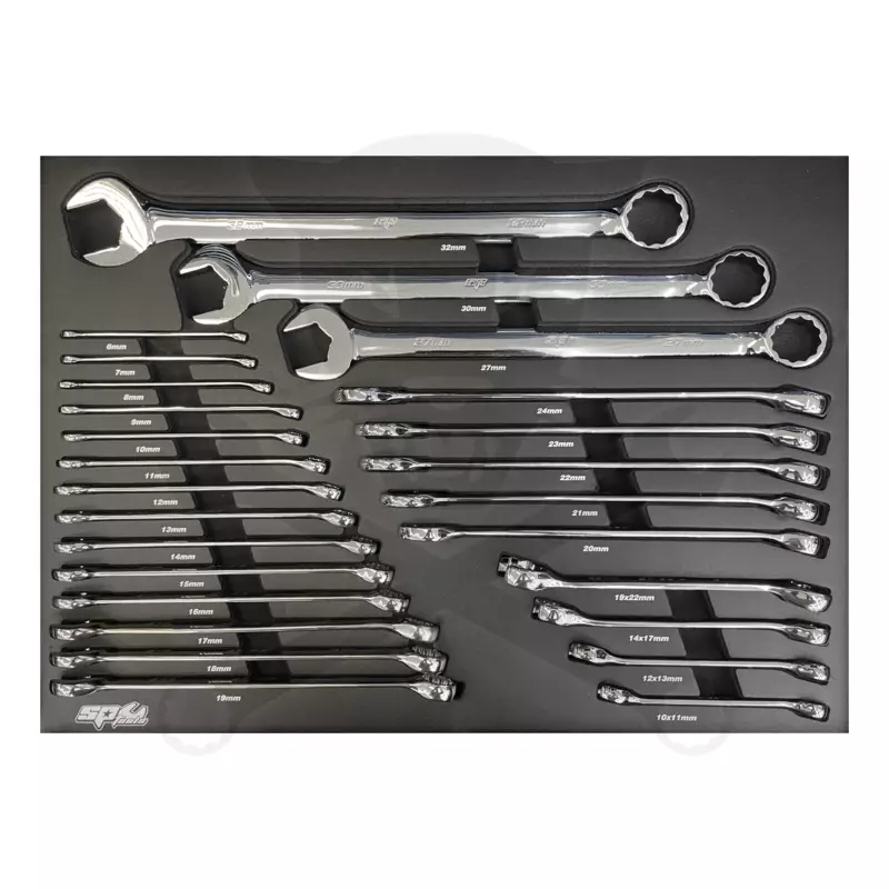 Szerszámos kocsi gyári-felszerelt 411 db-os 13 fiók TECH S. - SP Tools