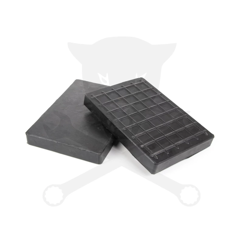 Gumikocka téglatest 165x120 x 20 mm magas - tömör - alul bütkykös